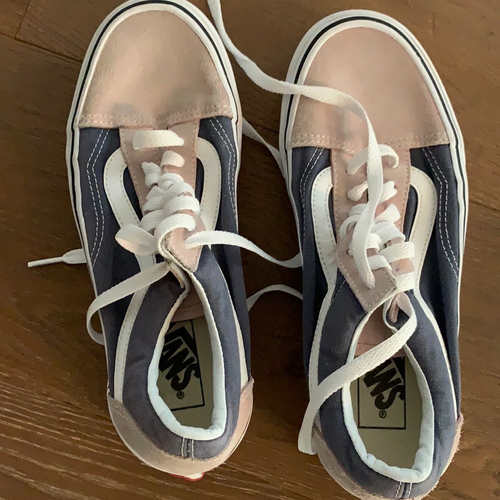 Pink and blue old-school Vans